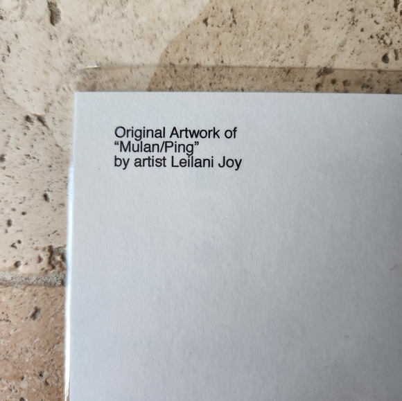 NWT Disney Wonderground Mulan Ping Warrior Postcard - Picture 3 of 3